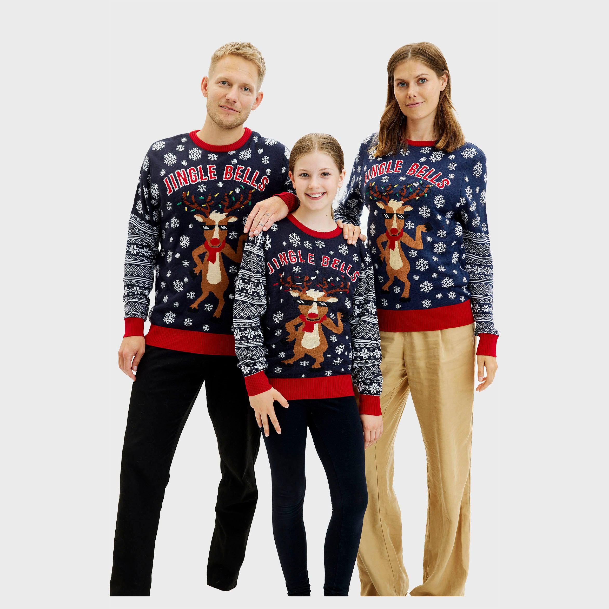 Jingle Bells Maglione Natalizio - Uomo